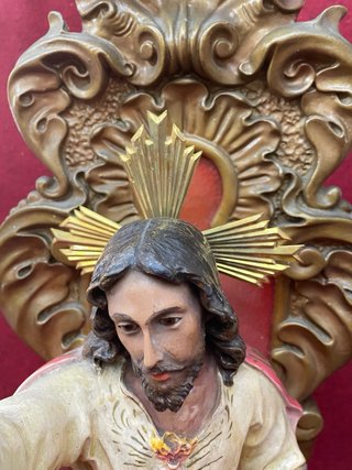 Sagrado Corazón de Jesús Antiguo Entronizado