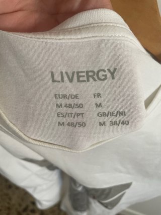 Camiseta LIVERGY Estampada Talla M