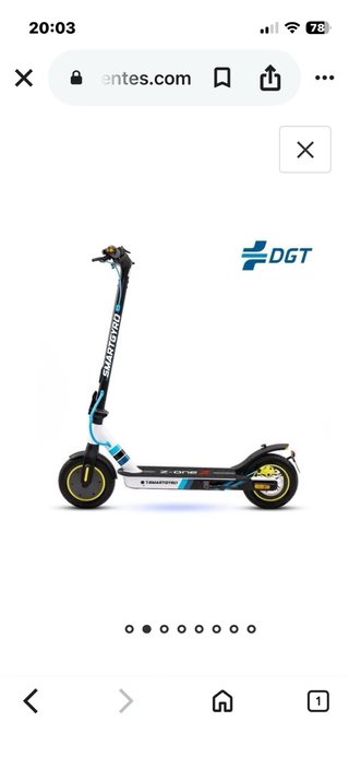 Patinete Eléctrico Smartgyro Nuevo sin estrenar