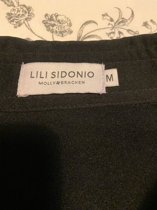 Camisa Negra Lili Sidonio Talla M