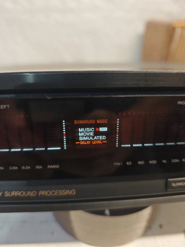 Ecualizador Sony Digital Delay Surround gráfico