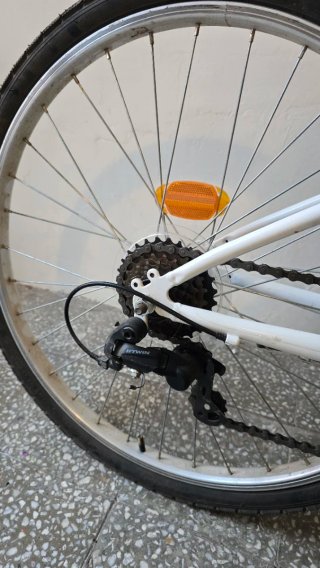 Bicicleta BTWIN 24 Blanca