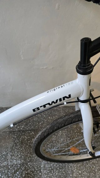 Bicicleta BTWIN 24 Blanca