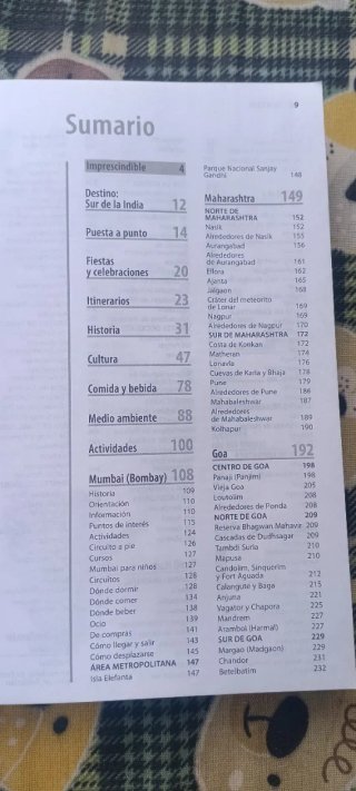 Guía Sur de la India