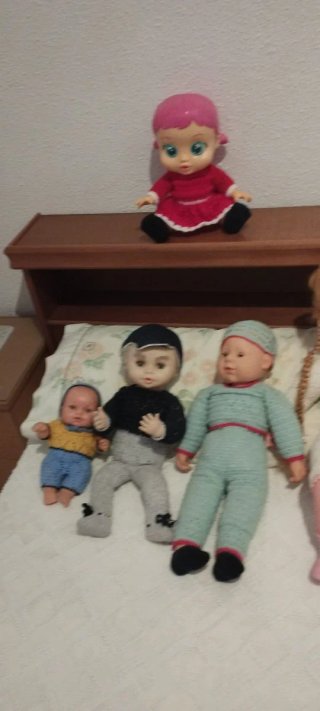 Muñecas ganchillo hechas a mano