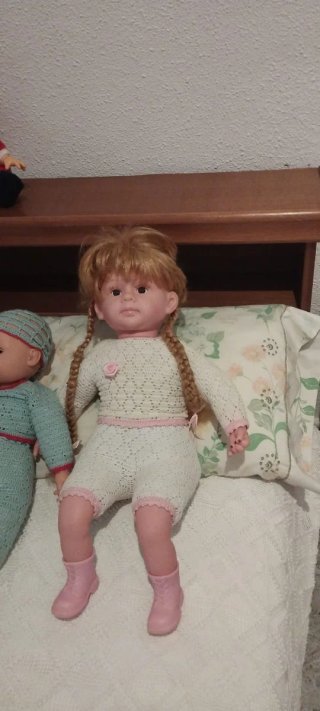 Muñecas ganchillo hechas a mano