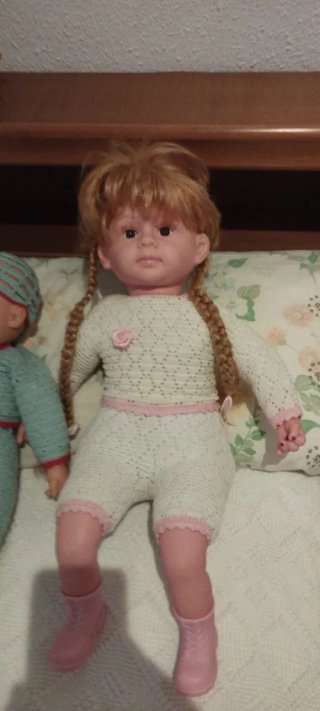 Muñecas ganchillo hechas a mano