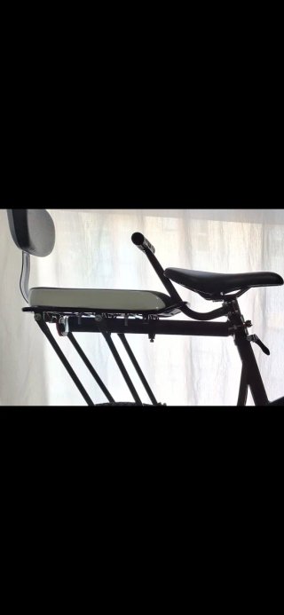 Asiento Bicicleta Niño con Reposapiés