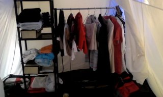 Tienda de campaña tipo chalet