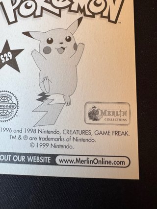 Pokemon Merlin S29 holo