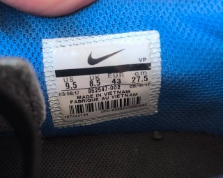 Zapatillas Nike Hypervenom Phade 3 Negro/Blanco 43