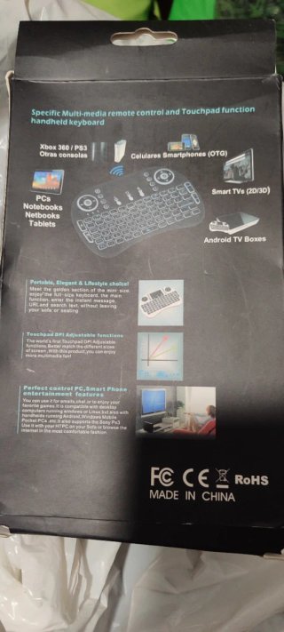 Mini Teclado Inalámbrico con Touchpad