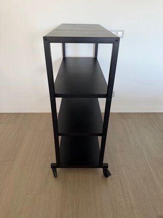 Estantería Metálica IKEA Negra 4 Niveles