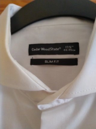Camisa de vestir blanca