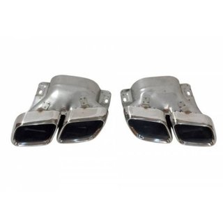 Cola De Escape Mercedes W205 2019 Chrome