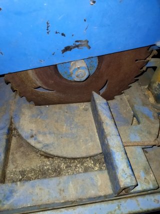 Tronzadora de corte industrial
