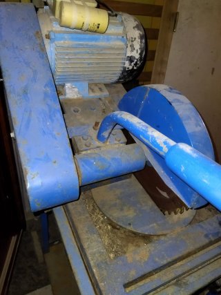 Tronzadora de corte industrial
