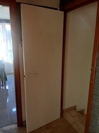 Puertas de madera con cristal