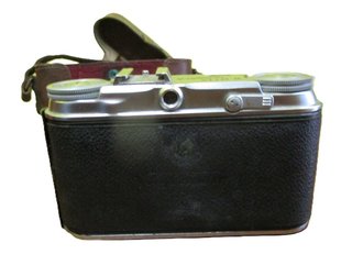 fotocamera a soffietto Voigtlander Vito II a pelli