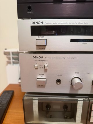 Equipo de música JVC y Denon