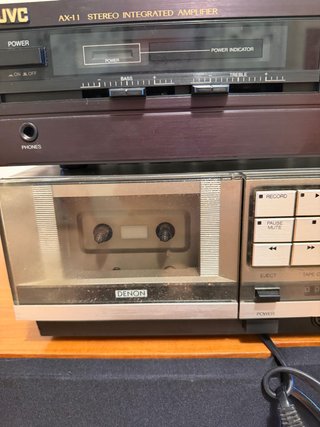 Equipo de música JVC y Denon