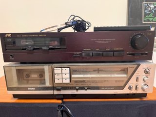 Equipo de música JVC y Denon