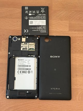 Sony Xperia M Preto para peças
