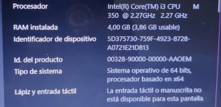 Portátil Sony Vaio  Windows 7 home