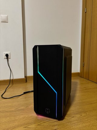 PC Gaming Desktop Preto com RGB