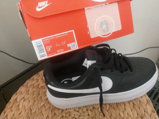 Zapatillas Nike Court Vision Alta Negras