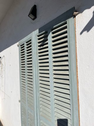 Par Persianas Mallorquinas Madera
