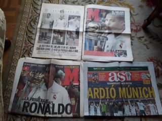 Periódicos deportivos AS y El Marca