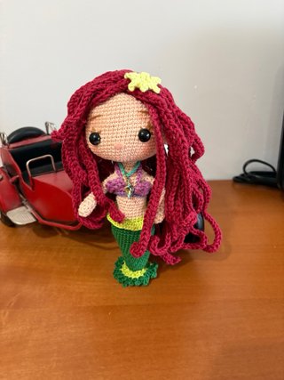 Muñeca Ariel Amigurumi Crochet