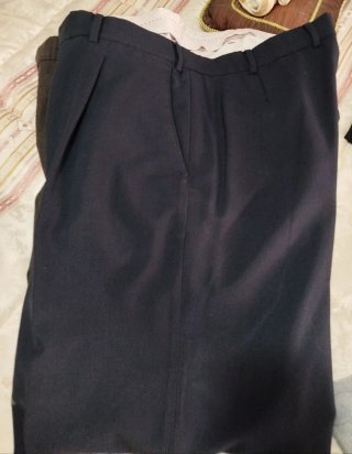 Pantalones de vestir grises talla 46