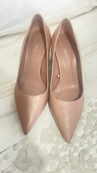Zapatos Uterqüe tacón bloque punta fina