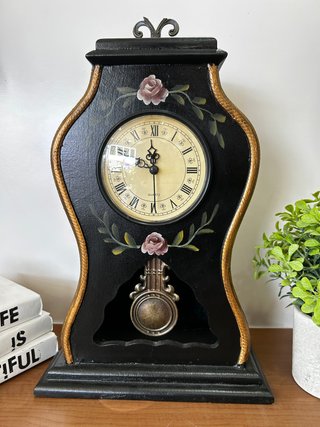 Reloj de mesa vintage suizo Neuchâtel