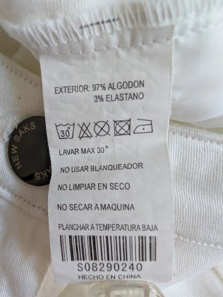 Pantalón blanco