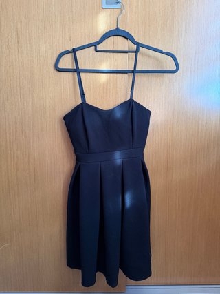 Vestido negro tirantes talla única