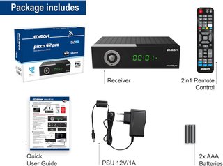 EDISION Picco S2 Pro DVB-S2 WiFi Full HD