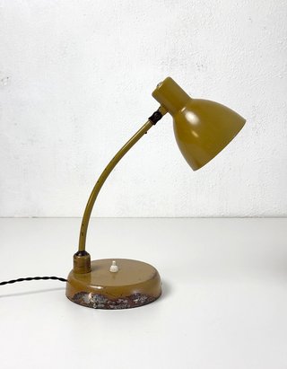 Lampada da scrivania Bauhaus senape