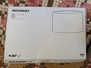 Lámpara IKEA SUNNEBY / MOLNSKIKT Roja o blanca