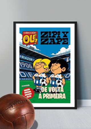 Cuadro ASCENSO DEPOR CORUÑA Zipi Zape A3