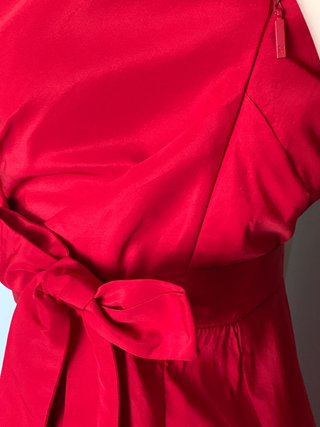 Vestido Carolina Herrera Rojo Talla M