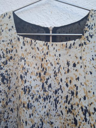 Vestido manga 3/4 estampado