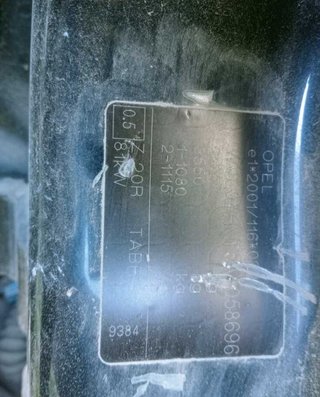 302127 llanta 6.5jx16h2et39 opel zafira b 1.7 cdti