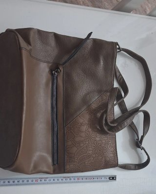 Bolso bandolera marrón estilo boho