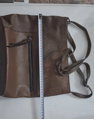 Bolso bandolera marrón estilo boho