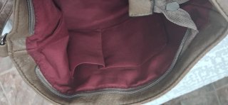 Bolso bandolera marrón estilo boho