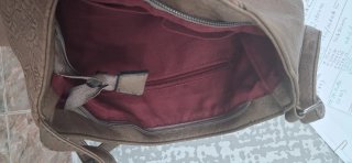 Bolso bandolera marrón estilo boho