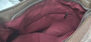 Bolso bandolera marrón estilo boho